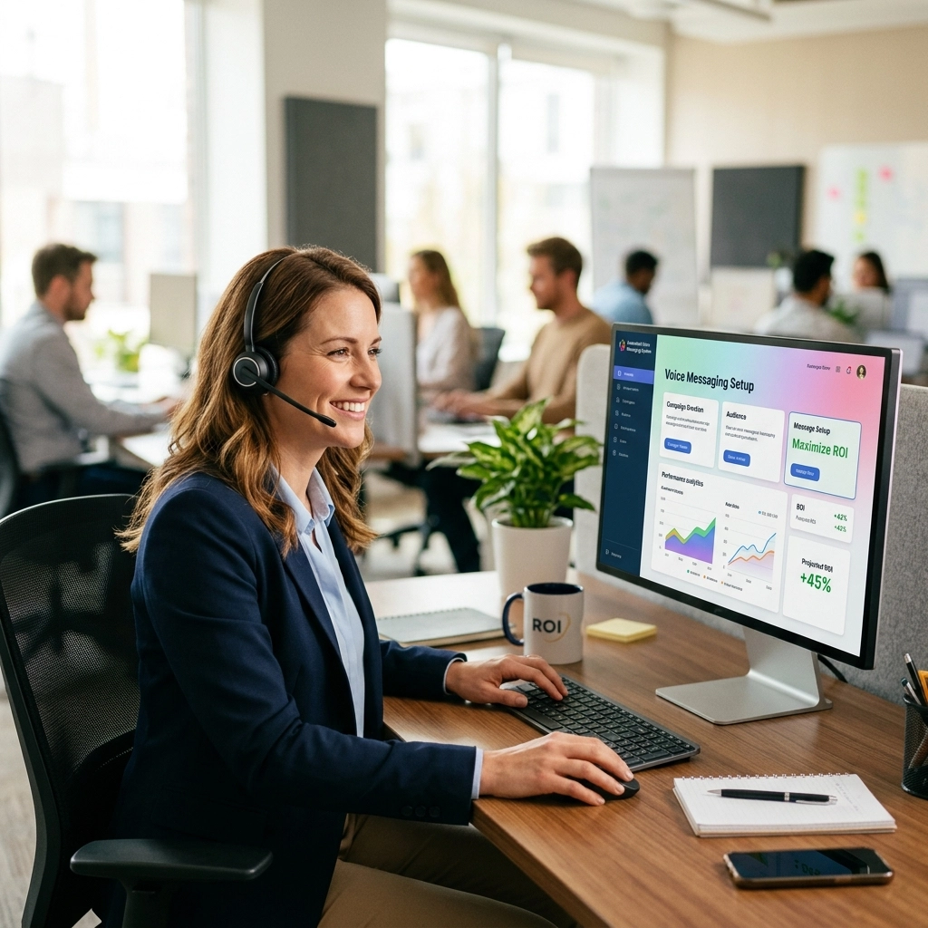 Business communication technology image