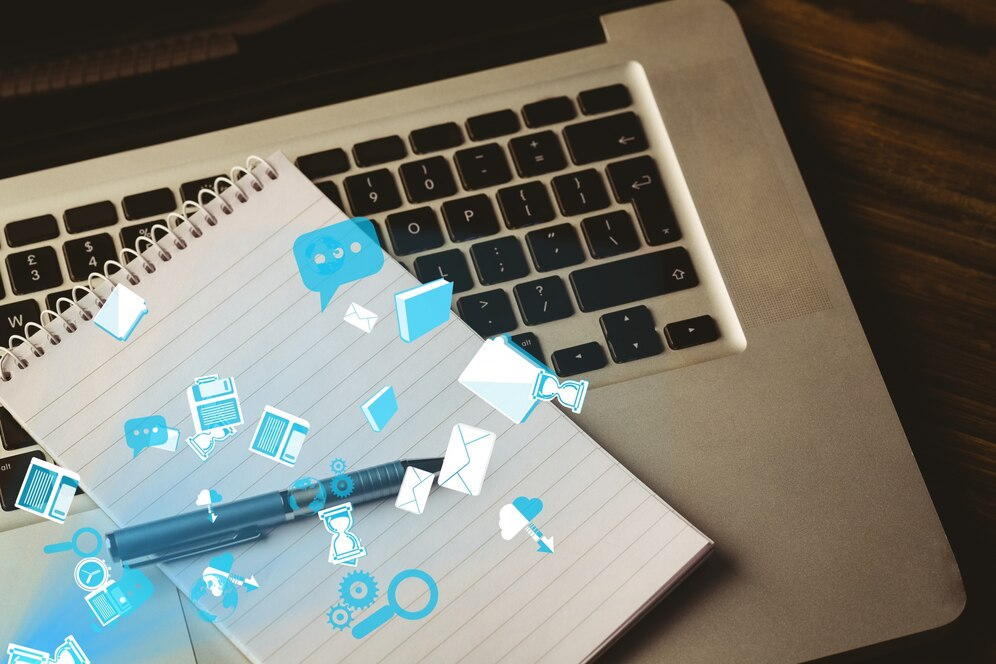 Business communication technology image