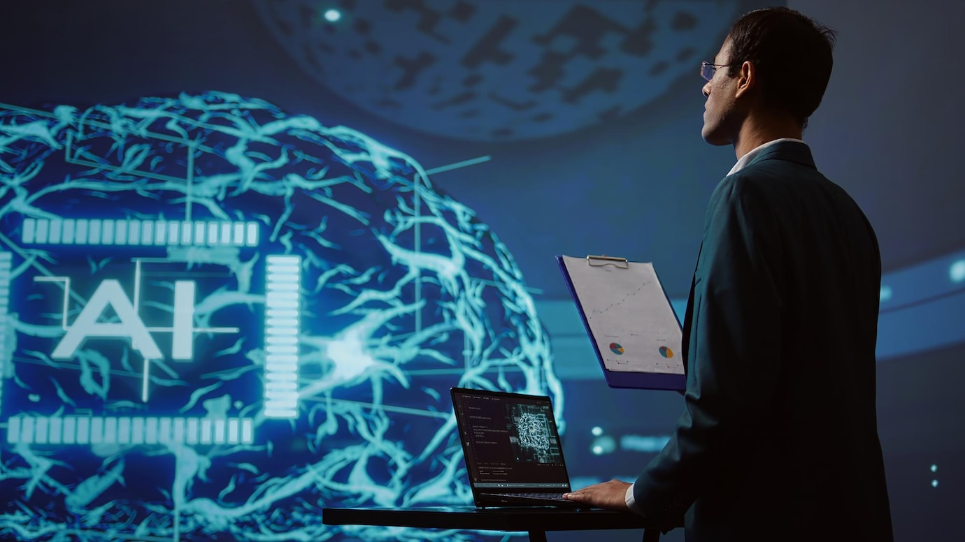 Business communication technology image